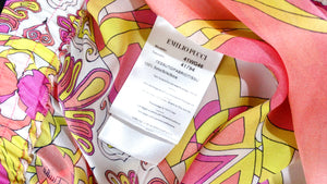 Y2k Emilio Pucci Sheer Silk Print Backless Dress Y2k Emilio Pucci Sheer Silk Print Backless Dress