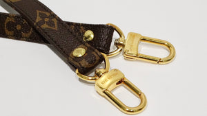 Louis Vuitton Monogram Crossbody Leather Bag Strap