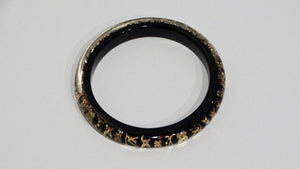 Louis Vuitton Monogram Black Resin Bangle