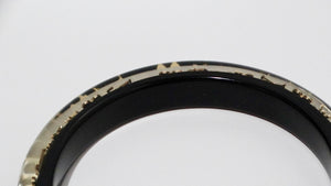 Louis Vuitton Monogram Black Resin Bangle