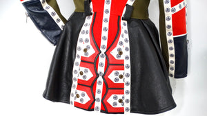 Alexander McQueen Avant-Garde Military Style Peplum Jacket
