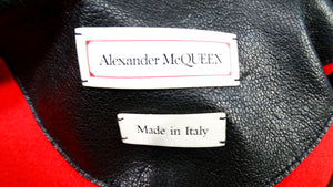 Alexander McQueen Avant-Garde Military Style Peplum Jacket