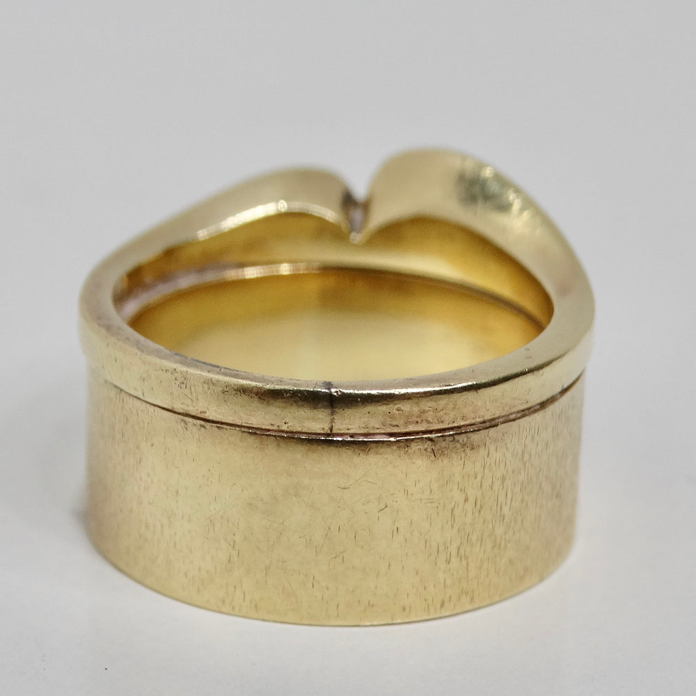 14K Gold 1960s Diamond Ring