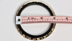 Louis Vuitton Monogram Black Resin Bangle