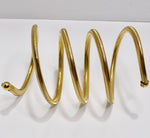 Chanel 1997 Gold Tone Spiral Arm Cuff