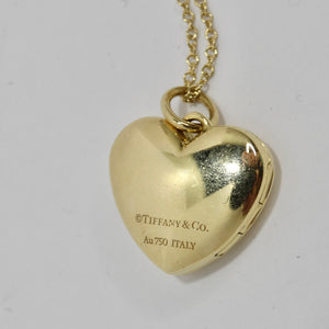 Tiffany & CO 18K Gold Heart Locket