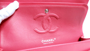 Chanel Ombre Pink Patent Leather Medium Classic