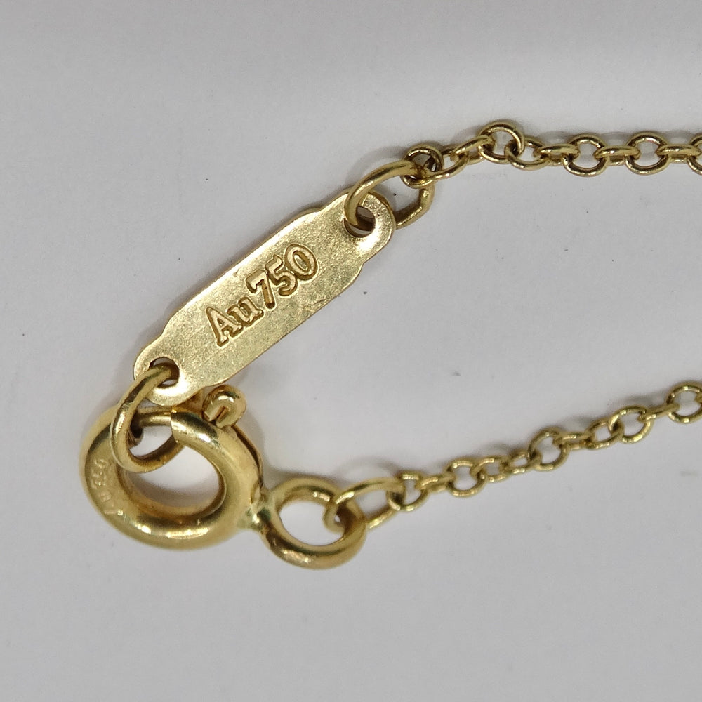 Vintage Tiffany & Co 18 Karat Yellow Gold Heart Lock Pendant