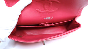 Chanel Ombre Pink Patent Leather Medium Classic