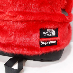 Supreme The North Face Red Faux Fur Backpack – Vintage by Misty