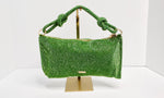 Cult Gaia Green Nano Hera Crystal Handbag