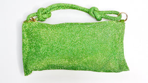 Cult Gaia Green Nano Hera Crystal Handbag