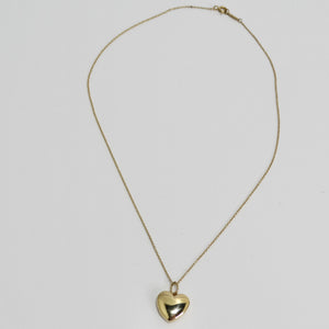 Authentic Louis Vuitton 18k Yellow Gold Heart Locket Pendant 