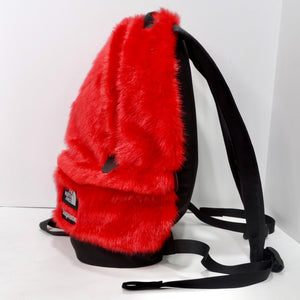 Supreme The North Face Red Faux Fur Backpack