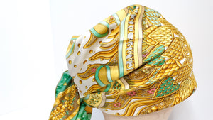 Hermes "Carpe Diem" Sun Motif Silk Scarf