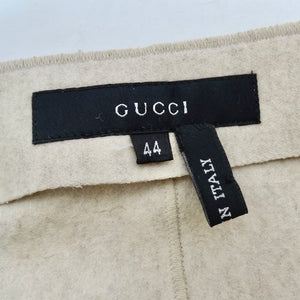 Gucci Belted Wool Pencil Skirt