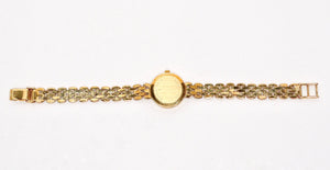 1980s Tiffany & Co. 14k Yellow Gold Round Face Classic Wristwatch