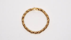 Vintage Tiffany & Co. 18k Yellow Gold Byzantine Bracelet