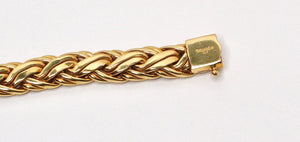 Vintage Tiffany & Co. 18k Yellow Gold Byzantine Bracelet