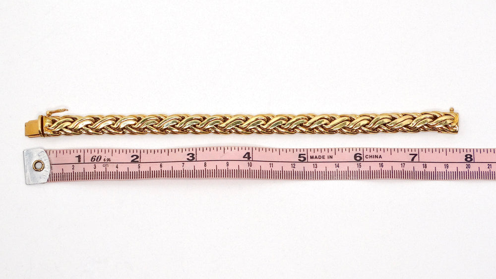 Vintage Tiffany & Co. 18k Yellow Gold Byzantine Bracelet