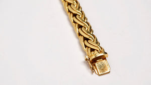 Vintage Tiffany & Co. 18k Yellow Gold Byzantine Bracelet