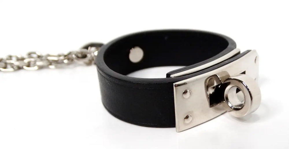 Hermes Black Swift Calfskin Kelly Glove Clip