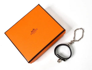 Hermes Black Swift Calfskin Kelly Glove Clip