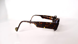 Vintage Anne Et Valentin Round Tortoise Tinted Sunglasses