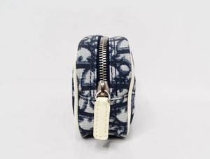 Christian Dior Navy Diorissimo Cosmetic Pouchette circa Y2K