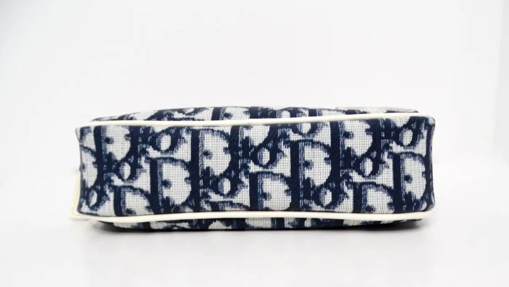 Christian Dior Navy Diorissimo Cosmetic Pouchette circa Y2K