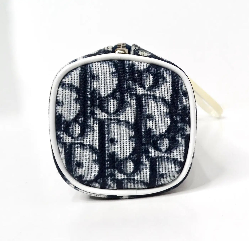 Christian Dior Navy Diorissimo Trotter Pouchette circa Y2K