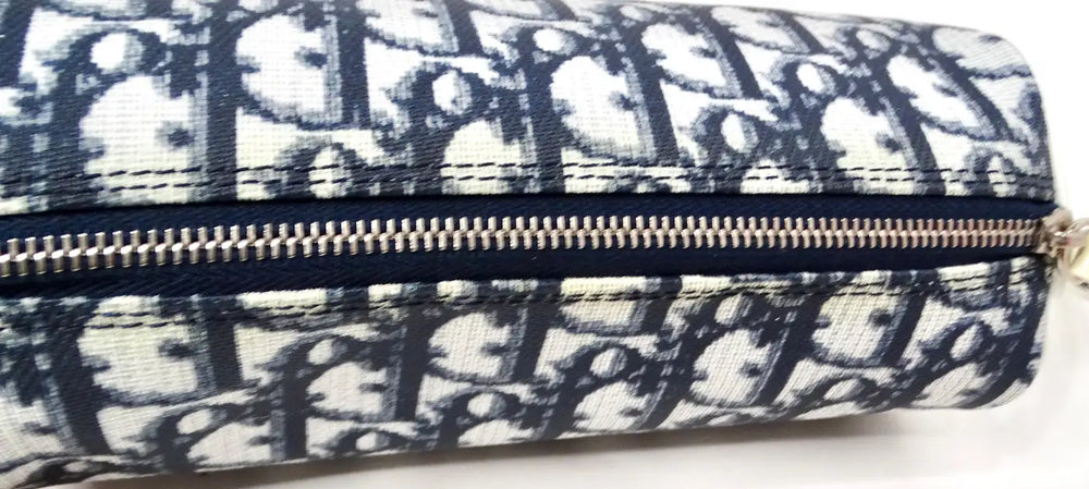 Christian Dior Navy Diorissimo Trotter Pouchette circa Y2K
