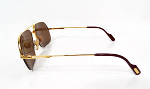 Cartier Orsay Mixed Metal Aviator Sunglasses circa 1980s