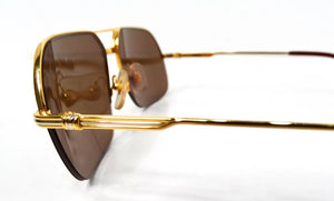 Cartier Orsay Mixed Metal Aviator Sunglasses circa 1980s