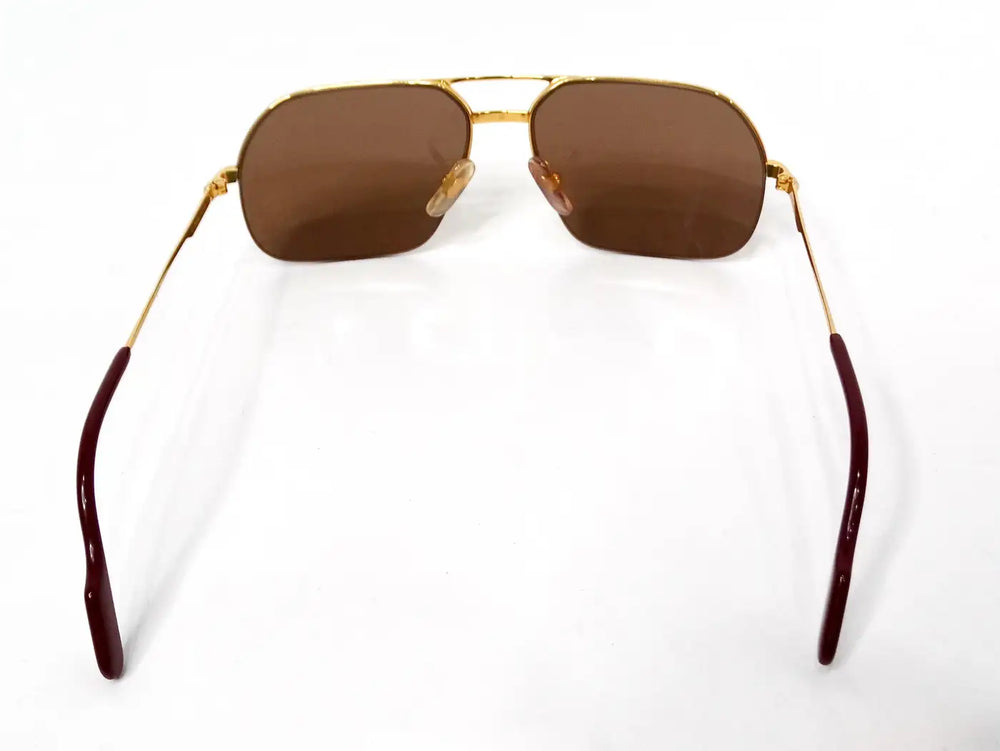 Cartier Orsay Mixed Metal Aviator Sunglasses circa 1980s
