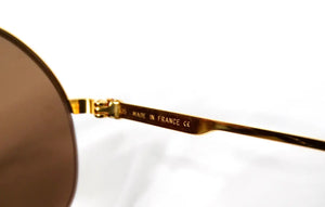 Cartier Orsay Mixed Metal Aviator Sunglasses circa 1980s