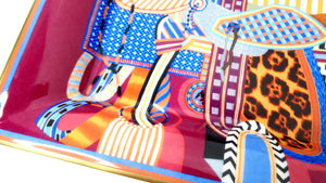 Hermes "Selle Imaginaire" Porcelain Change Tray