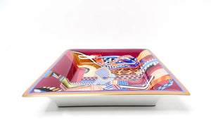 Hermes "Selle Imaginaire" Porcelain Change Tray