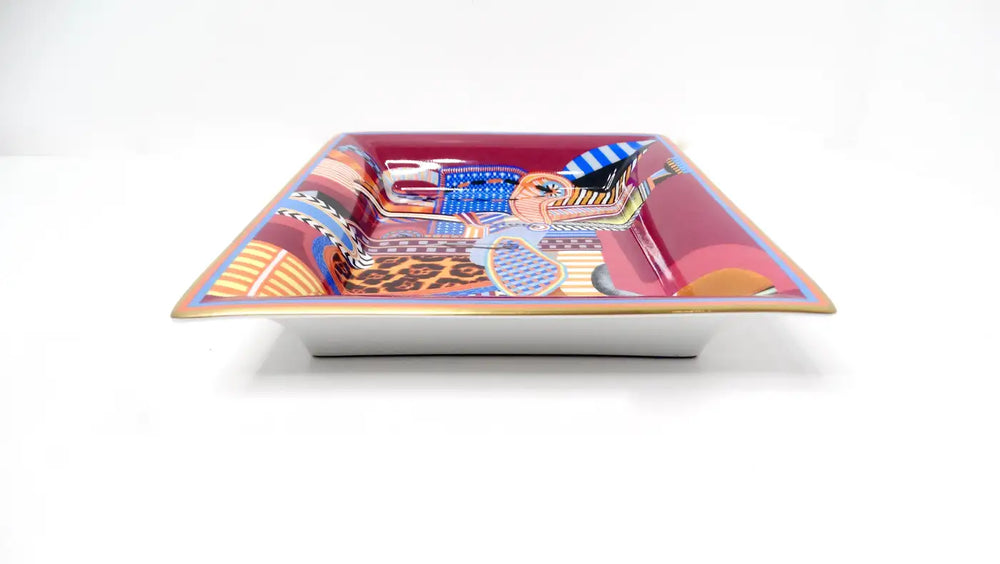 Hermes "Selle Imaginaire" Porcelain Change Tray