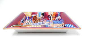 Hermes "Selle Imaginaire" Porcelain Change Tray