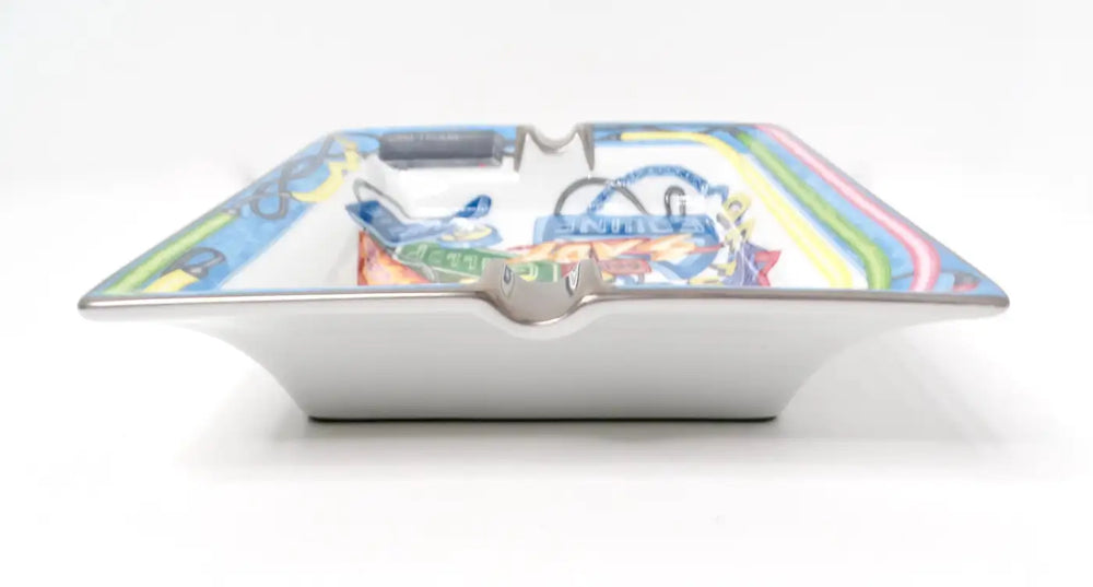 Hermes Chevaloscope Neon Porcelain Ashtray