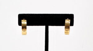 Cartier 18k Gold Love Earrings