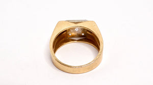 14k Yellow Gold Setting Ring Circa 1970s