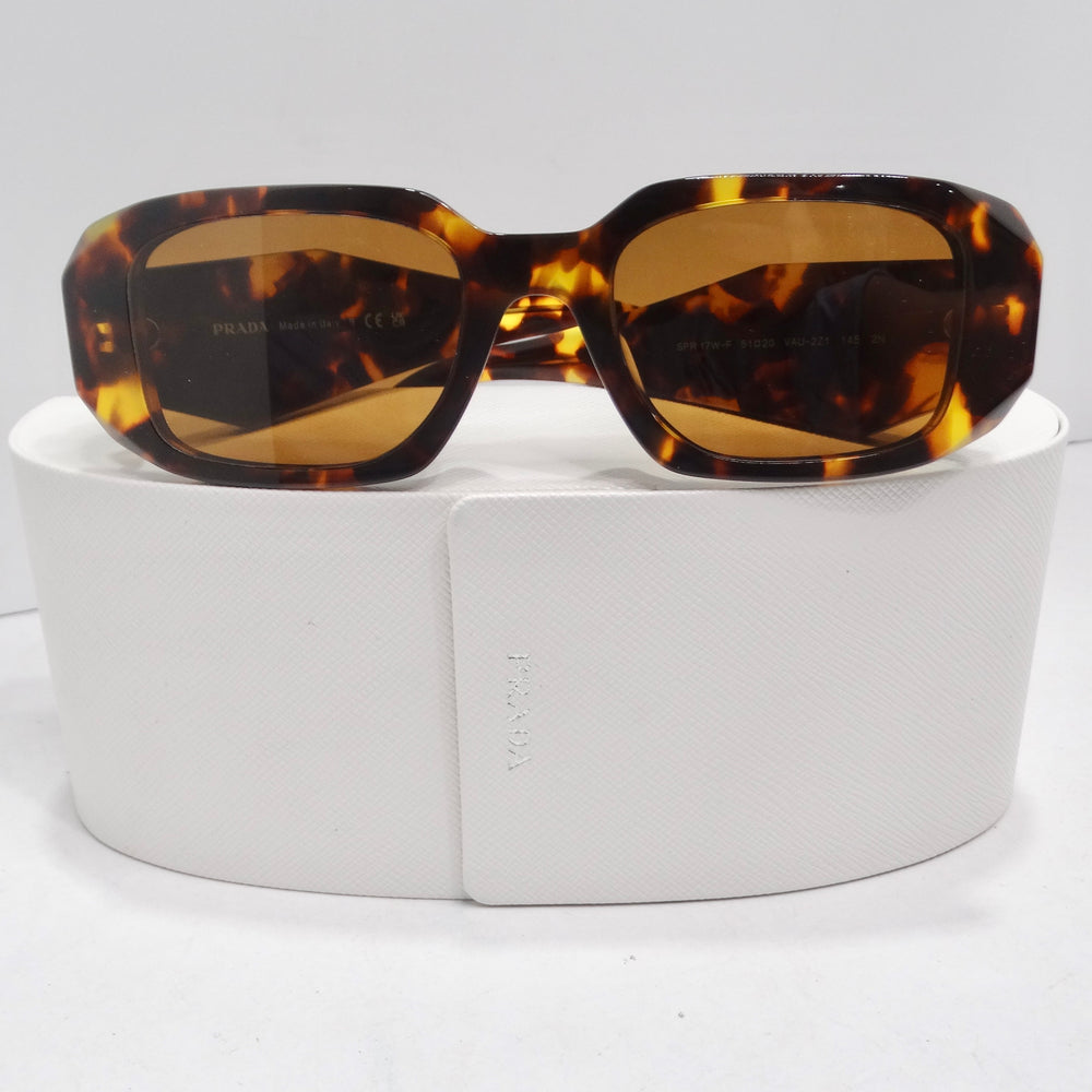 Prada Eyewear Tortoise Shell Square Frame Sunglasses