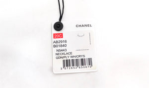 Chanel Pearl Choker Necklace With Iconic Chanel Motifs