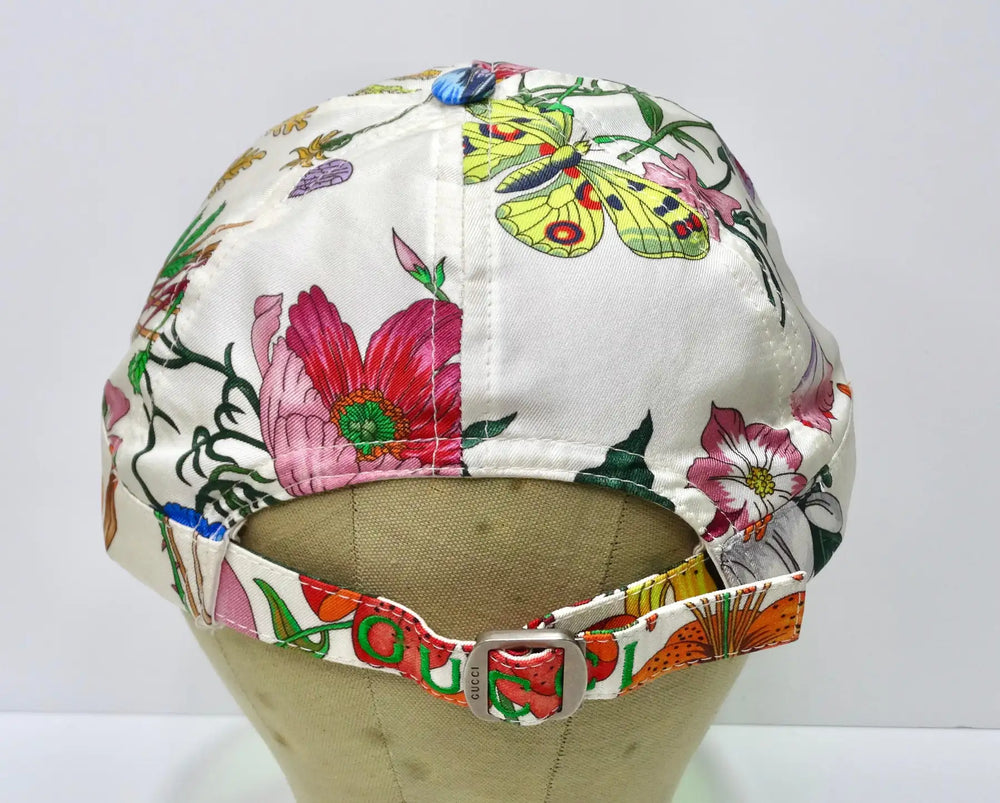 Gucci Floral Print Vinyl Brim Hat – Vintage by Misty