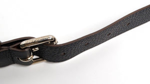 Louis Vuitton Black Pebbled Leather Adjustable Bag Strap