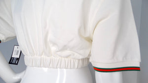 Gucci Cropped Polo Cotton Top