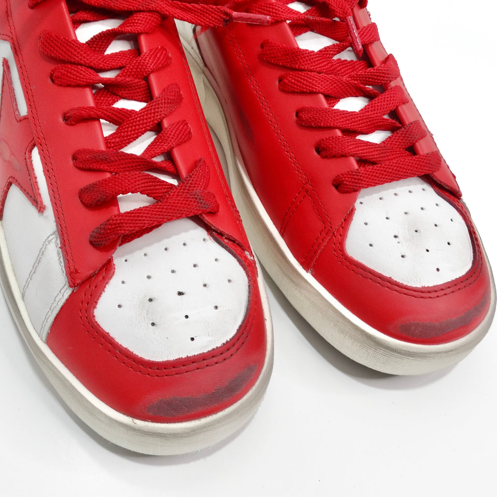 Golden Goose Brand New Stardan Leather Sneakers Red