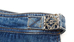 Loewe Paula Ibiza's Denim Anagram Mini Skort